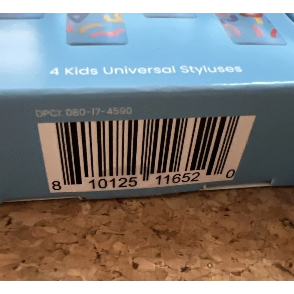 Kids Tablet Universal Crayon Stylus 4 pack